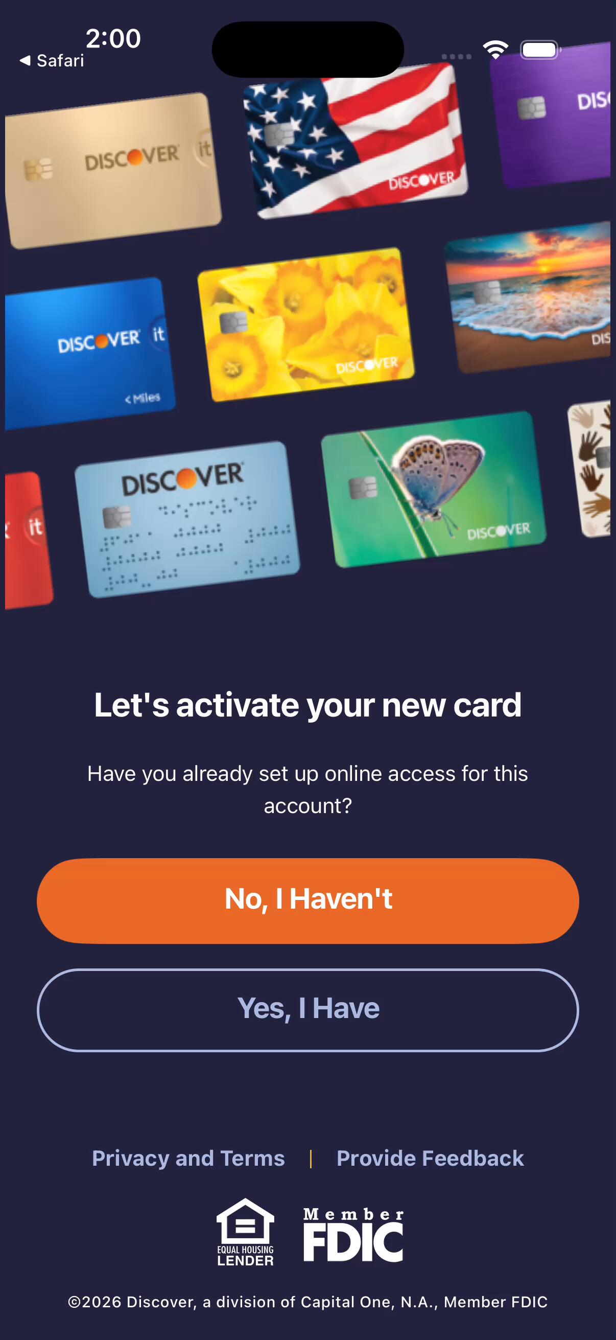 Discover's Apple Wallet Extension
